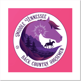 Middle TN Back Country Horsemen • Purple Posters and Art